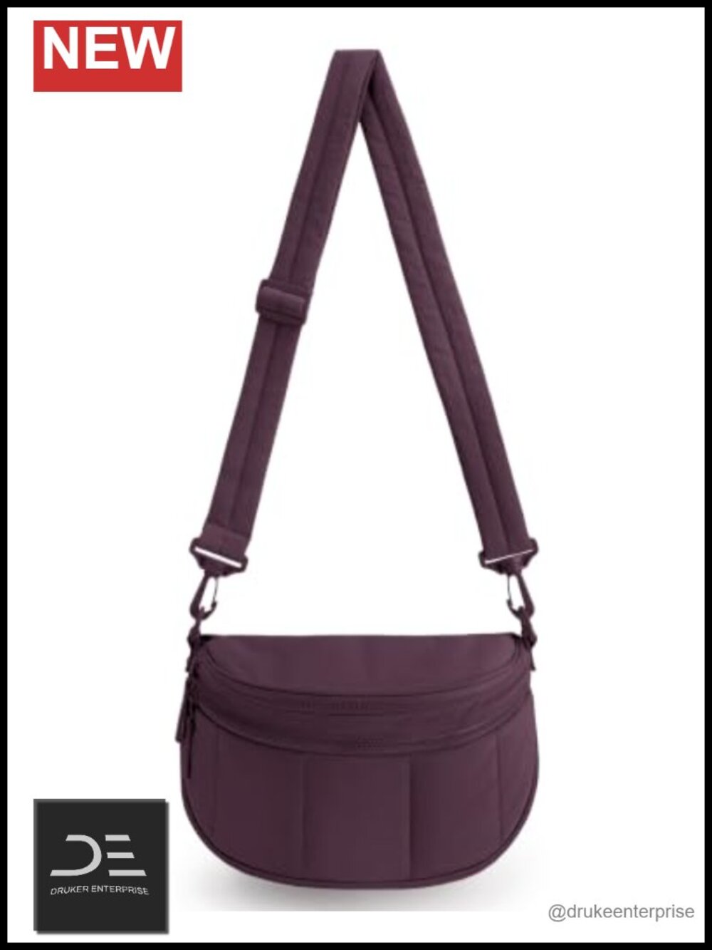 Crossbody Travel Purse, Puffer Bum Bag Handbag Wallet, Fanny Pack for Work &